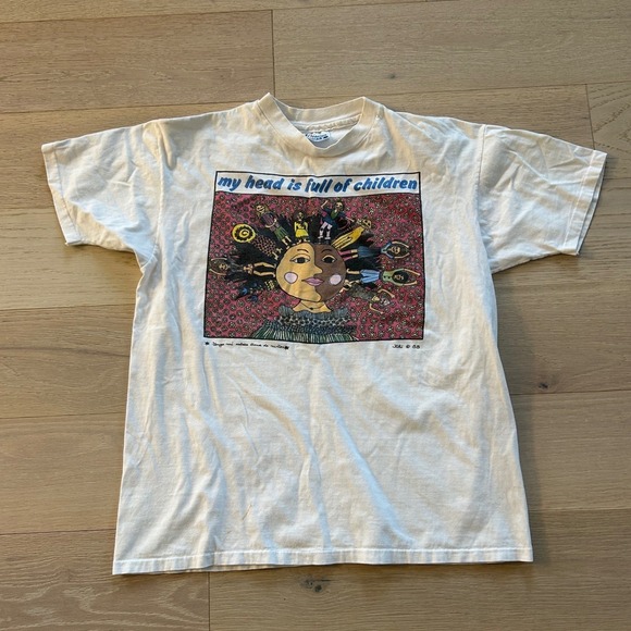 Hanes Beefy-T Other - Vintage 1988 Hanes Beefy-T Bizarre My Head Is Full Of Children Single Stitch XL